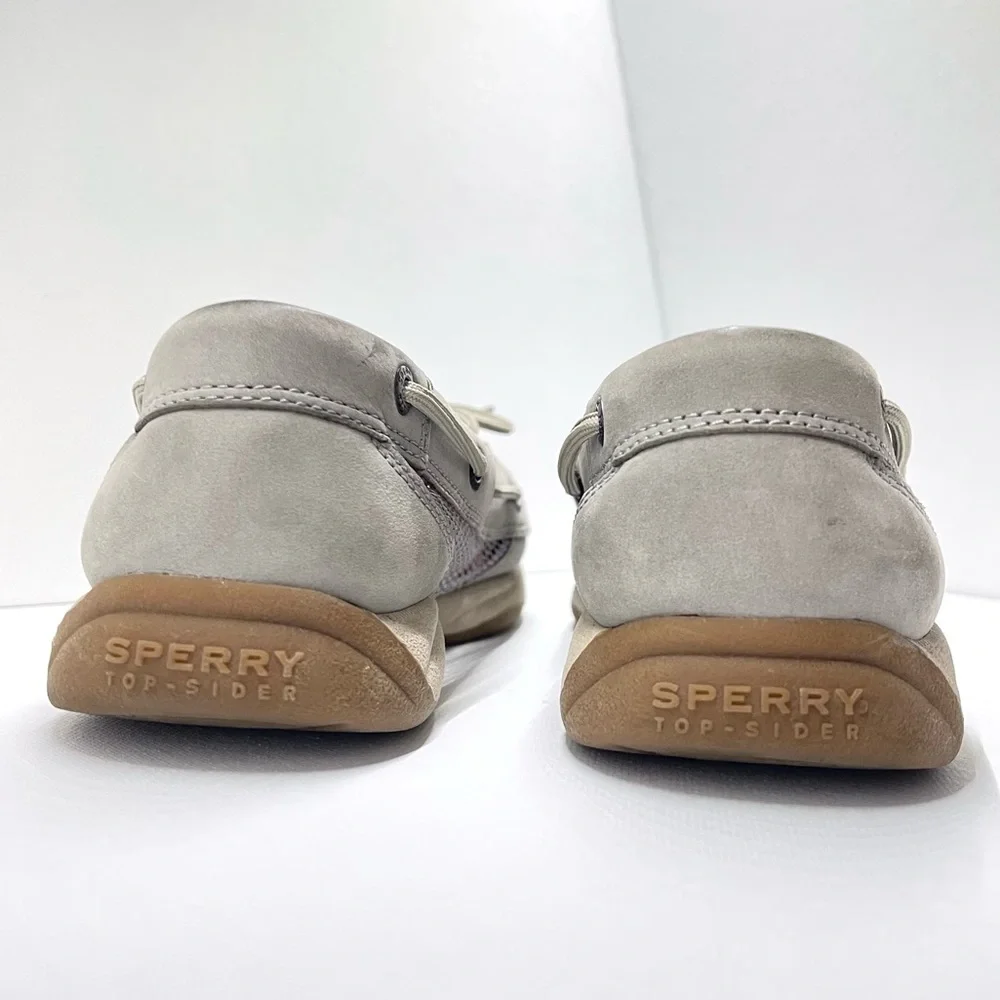SPERRY TOP-SIDER — WOMENS ROSEFISH BOAT SHOES, MEMORY FOAM, PINK & GREY, US 7.5M - Picture 5 of 16